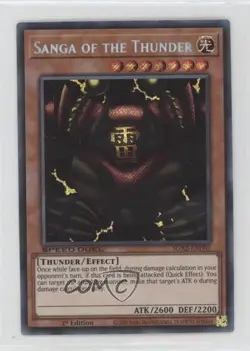 Sanga of the Thunder 1st Ed. YuGiOh Speed Duel GX: Midterm Paradox #SGX2-END07 - Image 1