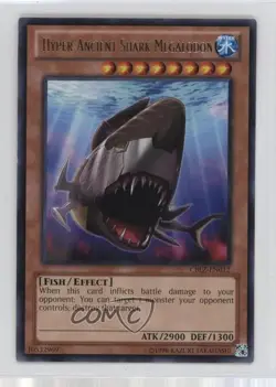 Hyper-Ancient Shark Megalodon Unlimited YuGiOh Cosmo Blazer #CBLZ-EN012 - Image 1