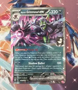 Marnie's Grimmsnarl ex 136/182 - Destined Rivals - Double Rare - Pokemon Card - Image 1