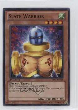 Slate Warrior 1st Ed. YuGiOh Battle Pack: Epic Dawn #BP01-EN121 - Image 1