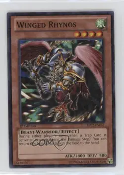 Winged Rhynos 1st Ed. YuGiOh Battle Pack 2: War of the Giants #BP02-EN051 - Image 1