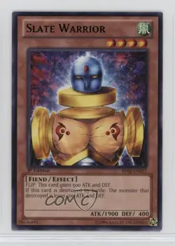 Slate Warrior 1st Ed. YuGiOh Battle Pack 2: War of the Giants #BP02-EN027 - Image 1