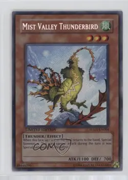Mist Valley Thunderbird Limited Edition YuGiOh Hidden Arsenal 1 #HA01-EN004 2009 - Image 1