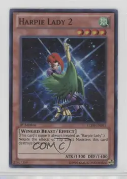Harpie Lady 2 1st Ed. YuGiOh Legendary Collection 4: Joey's World Mega-Pack - Image 1