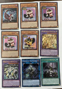 YuGiOh Cards, 33 random card lot (see pics) With field cards and tokens - Image 1