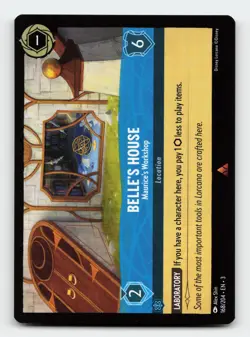 Belle's House 168/204 Rare Into the Inklands Lorcana Card - Image 1