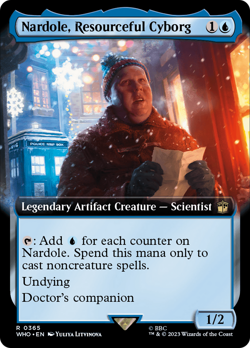Nardole, Resourceful Cyborg (Extended Art 365) FOIL Doctor Who NM CARD ABUGames - Image 1