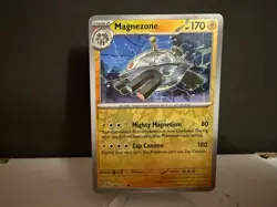 2024 Pokemon TCG Magnezone 060 Surging Sparks Reverse Holo Card NM+ - Image 2