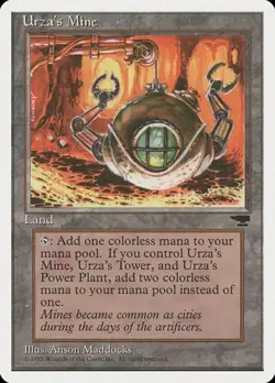 2x Urza's Mine (#114b) Chronicles LP MTG - Image 1