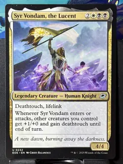 Syr Vondom, the Lucent - Reg - MTG - EOE - 0232 - UNCOMMON ~ NM - Image 3