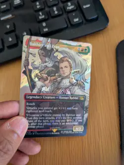 Balthier and Fran (0538) (Borderless) (Surge Foil) Final Fantasy Foil MTG - Image 3