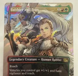 Balthier and Fran (0538) (Borderless) (Surge Foil) Final Fantasy Foil MTG - Image 2