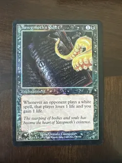 7th Edition MTG FOIL Yawgmoth's Edict Enchantment EDH Commander Vintage Legacy - Image 2
