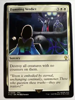 [Magic the Gathering MTG] Damning Verdict - Final Fantasy Commander - Near Mint - Image 1