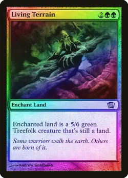 Living Terrain FOIL 8th Edition NM Green Uncommon MAGIC MTG CARD ABUGames - Image 1