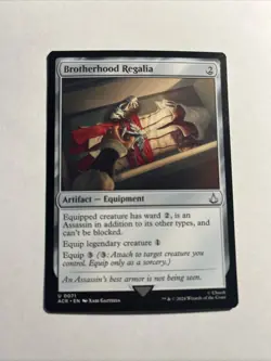 Brotherhood Regalia - Universes Beyond: Assassin's Creed MTG Plus Bonus Rare!!! - Image 1