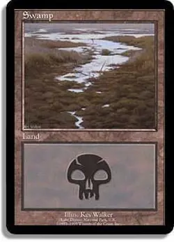 Swamp (EURO b United Kingdom) Promo PLD Land Special MAGIC MTG CARD ABUGames - Image 1