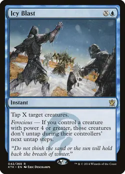 Icy Blast Khans of Tarkir PLD Blue Rare MAGIC THE GATHERING MTG CARD ABUGames - Image 1