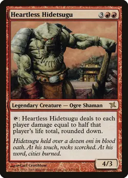 Heartless Hidetsugu Betrayers of Kamigawa HEAVILY PLD Red Rare MTG CARD ABUGames - Image 1