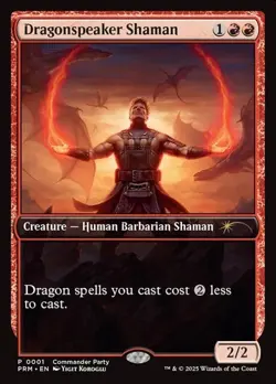 Dragonspeaker Shaman - Foil Promo WPN LP MTG - Image 1