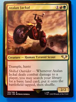 MTG 1x Atalan Jackal 105 Universes Beyond Warhammer 40000 Magic Gathering x1 NM - Image 1