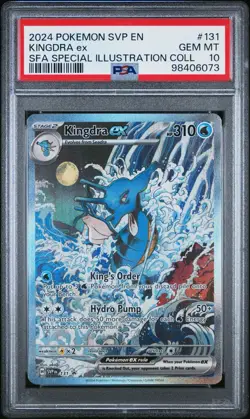 PSA 10 Kingdra ex SVP 131 Shrouded Fable Special Illustration Promo Pokemon - Image 1