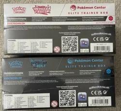 Pokemon Center Black Bolt & White Flare Elite Trainer Box ETB Set New Sealed - Image 2