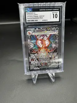 Charizard ex 223/197 Sv03: Obsidian Flames Holo Pokemon TCG - CGC 10 Gem Mint - Image 1
