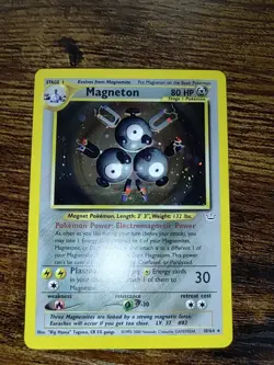 Magneton 10/64 Neo Revelation Pokemon Holo Rare - Image 2