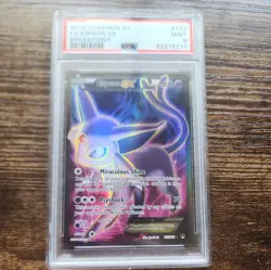 PSA 9 Espeon EX Breakpoint Full Art Holo Pokemon Card #117 Mint Clean - Image 1