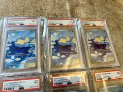 8x Graded PSA 9 MINT Pokemon Card Lot S&V Illustration Rates - Image 3