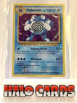 PACK FRESH Pokemon TCG Evolutions XY Holofoil Card #25 Poliwrath LG2 - Image 1