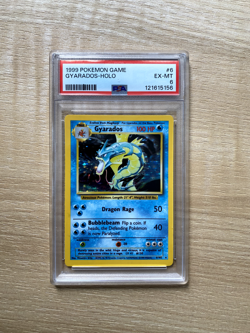 Gyarados Holo 006/102 Base Set Pokemon 1999 PSA 6 Excellent/Mint - Image 1