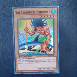 Yugioh Card TCG The Legendary Fisherman STP2-EN009 Speed Duel Super Rare PLAYED - Image 1