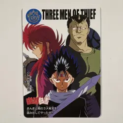 YuGiOh Hiei Yu Yu Hakusho Carddass 30th Anniversary Ultra Rare - Image 1