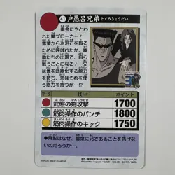 YuGiOh Toguro Brothers Carddass Anime 30th Holo 41 Limited - Image 2