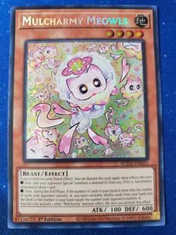 Yugioh Mulcharmy Meowls SUDA-EN025 Supreme Darkness 1st Edition - Image 1