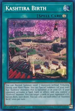 Kashtira Birth - 1st Ed 25th Anniversary Tin: Dueling Heroes Mega Pack MP YuGiOh - Image 1