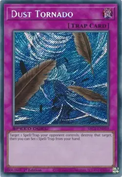 Dust Tornado (Secret Rare) - 1st Ed Speed Duel: Streets of Battle City LP YuGiOh - Image 1