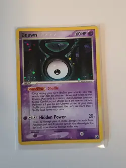 Unown V/28 Pokemon Card Unseen Forces Holo TCG Unknown Ultra Rare MP - Image 1