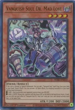 Vanquish Soul Dr. Mad Love - 1st Edition Wild Survivors LP YuGiOh - Image 1