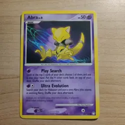 Abra 69/123 - LP Mysterious Treasures - Pokemon 2007 Common TCG Card - Image 1
