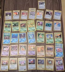 Pokemon Cards - Gym Heroes 47x Card Bundle - Image 1