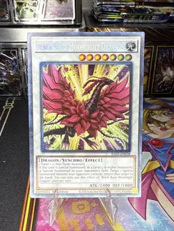 Yu-Gi-Oh! Black Rose Moonlight Dragon TCG Card RA03-EN038 Collectors Rare - Image 1