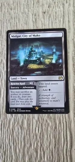 Final Fantasy Midgar City of Mako Regular Card NM Condition - Image 1