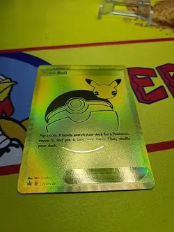 Poke Ball SWSH146 Gold Celebrations Promo Holo Pokemon Card - Image 3