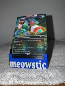 Air Shoes - RAINBOW FOIL - MTG Secret Lair x Sonic - Swiftfoot Boots NM Card - Image 1