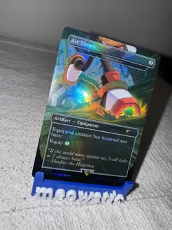 Air Shoes - RAINBOW FOIL - MTG Secret Lair x Sonic - Swiftfoot Boots NM Card - Image 2