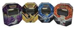 Pokemon Tins Empty Metal Card Pikachu Sobble ScorBunny Gardevoir NO CARDS 4 Tins - Image 1