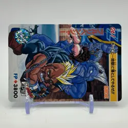Birdie Street Fighter ZERO Trading Card TCG Carddass Capcom Japanese 1995 #61 - Image 2